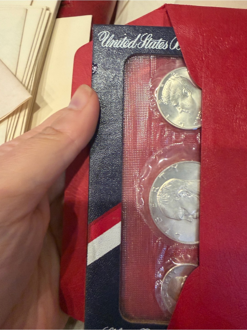 1976 U.S. Bicentennial 3-Coin 40% Silver Uncirculated Set – Original Packaging